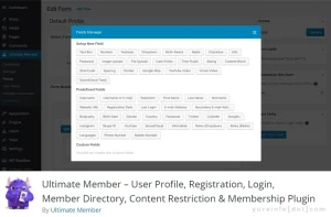 Fitur Ultimate Member, Plugin Keanggotaan WP