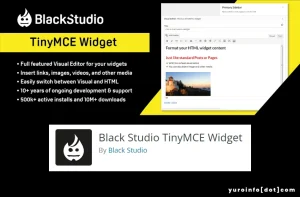 Fungsi Black Studio TinyMCE Widget