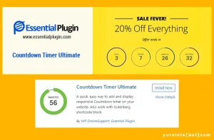 Fungsi Countdown Timer Ultimate By WP OnlineSupport