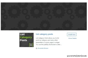 Fungsi List Category Posts by Fernando Briano