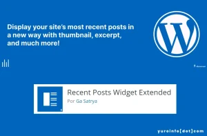 Fungsi RPWE (Recent Post Widget Extended)